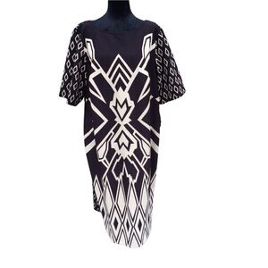 NWT- Maya Brooke Geometric Design Sheath Dress